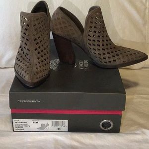 Vince Camuto Camarie Tuscan Taupe Verona Booties Size 6.5 Medium